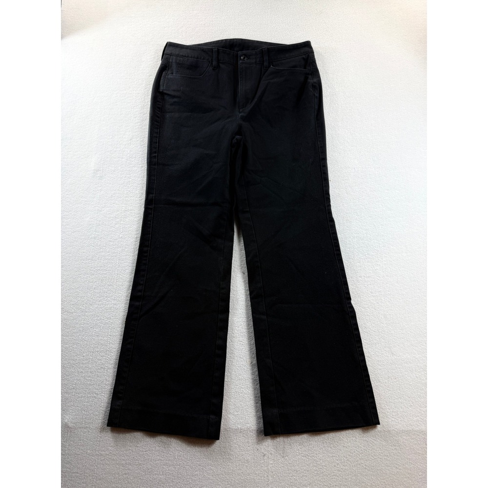 Chico's Pants Women 1R Black So Slimming Wide Leg 32x28